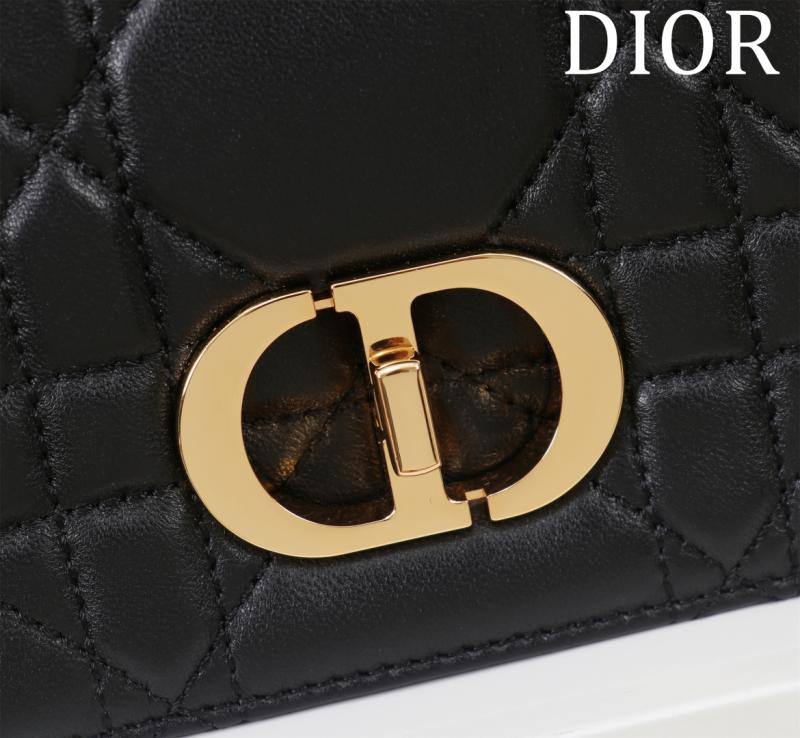 Small Soft Dior Caro Bag Black M9252