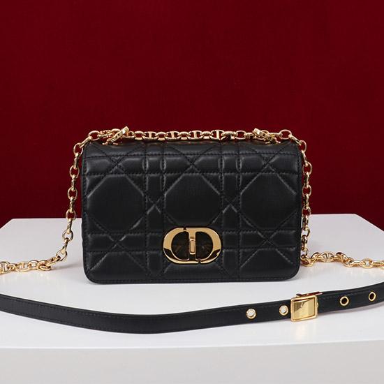 Small Soft Dior Caro Bag Black M9252