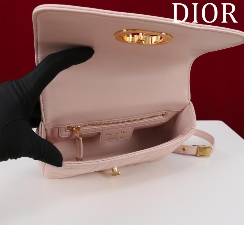 Small Soft Dior Caro Bag Pink M9252