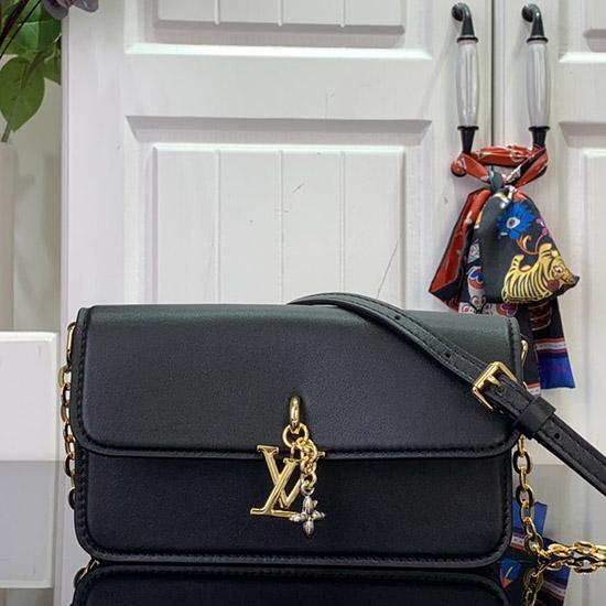 Wallet On Chain LV Bloom Black M14564
