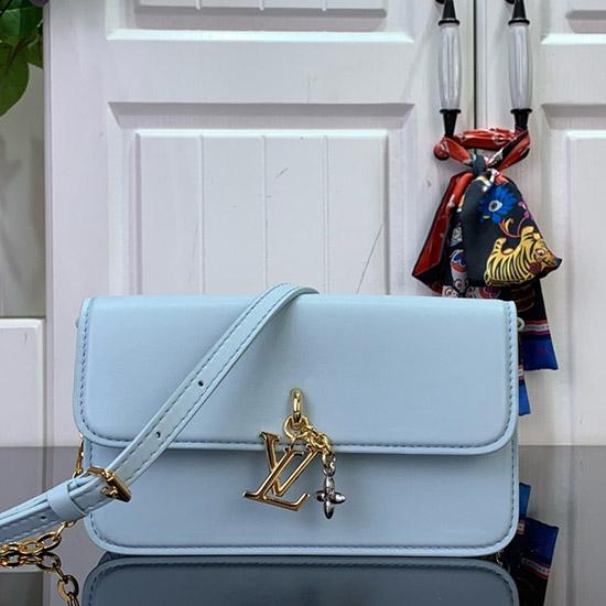 Wallet On Chain LV Bloom Blue M14564