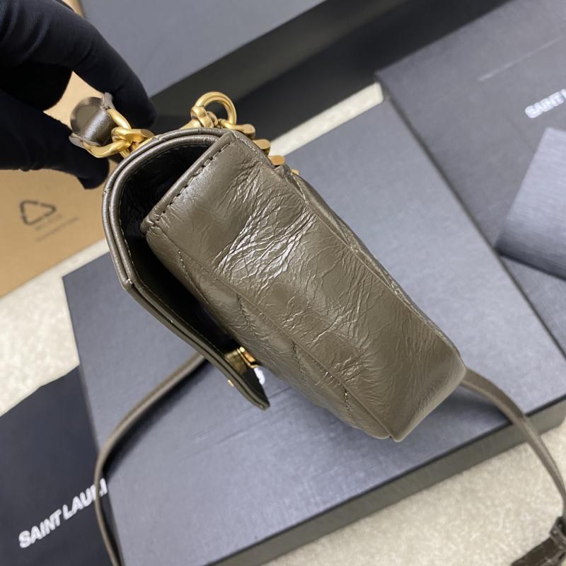 YSL College Mini Chain Bag Green 779430
