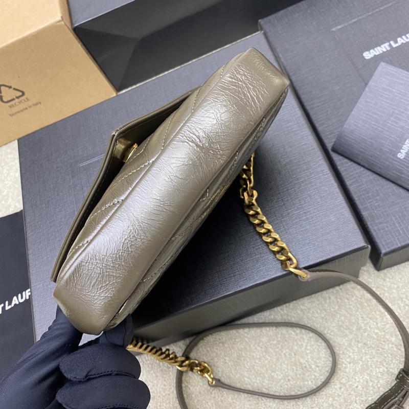 YSL College Mini Chain Bag Green 779430