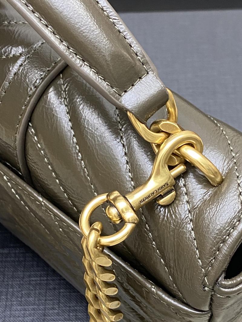 YSL College Mini Chain Bag Green 779430