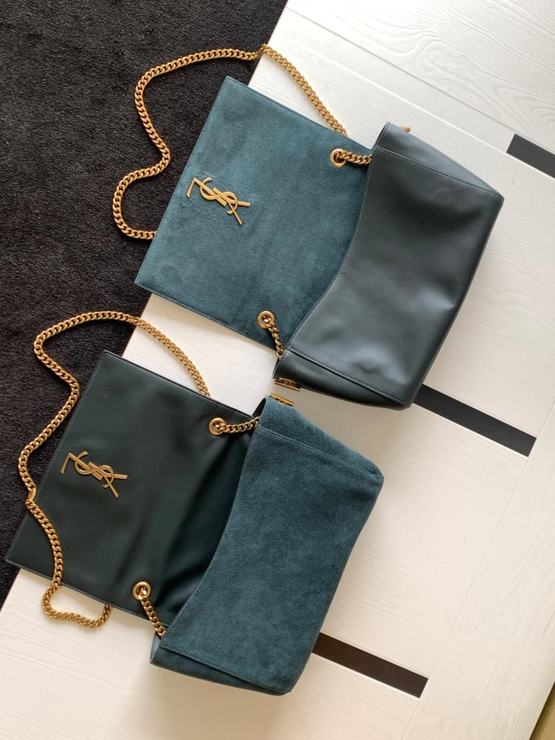 YSL Kate Small Reversible Chain Bag Green 553804