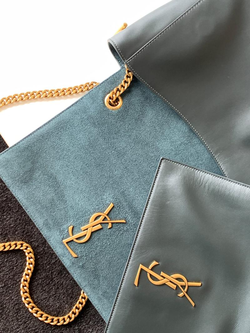 YSL Kate Small Reversible Chain Bag Green 553804