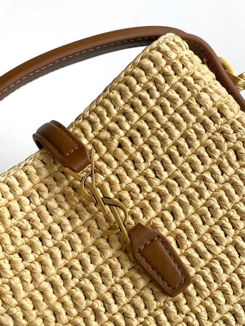 YSL Mini Le 37 Raffia Bucket Bag 749036