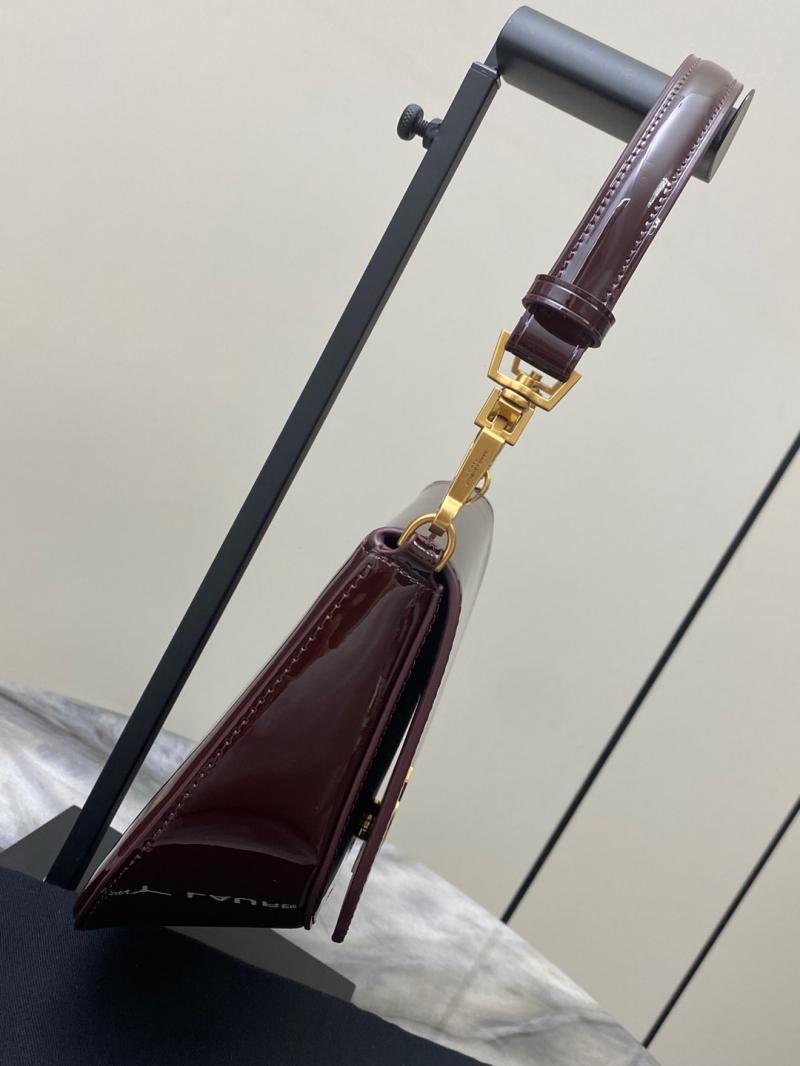 YSL Voltaire Top Handle Burgundy 800846
