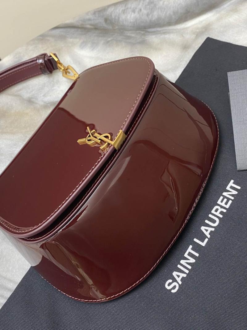 YSL Voltaire Top Handle Burgundy 800846