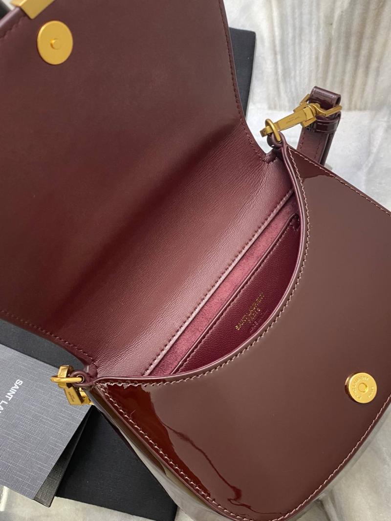 YSL Voltaire Top Handle Burgundy 800846