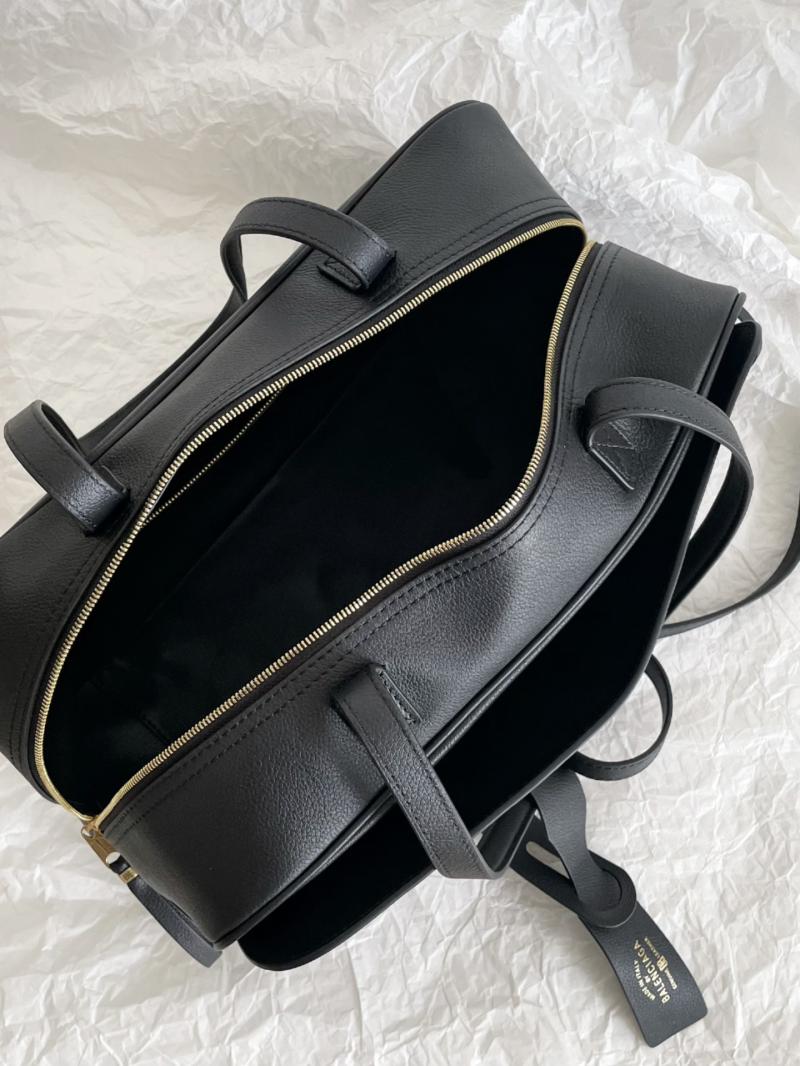 Balenciaga Carrie Medium Bowling Bag Black 826425