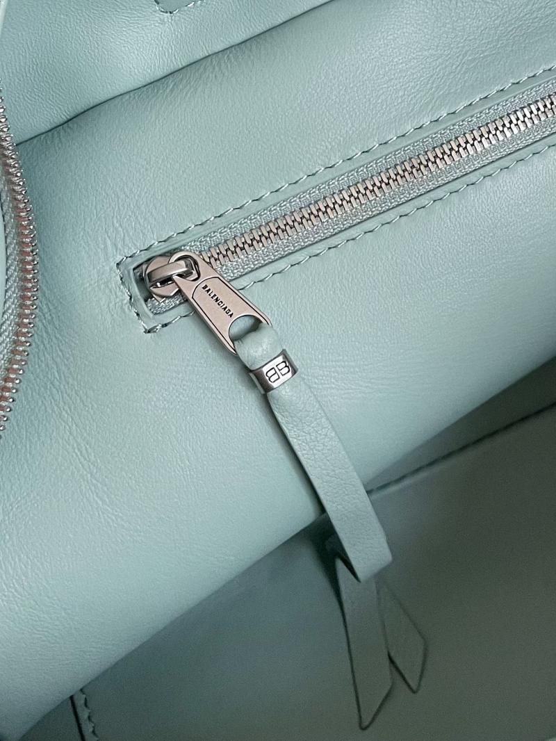 Balenciaga Carrie Medium Bowling Bag Mineral Green 826425