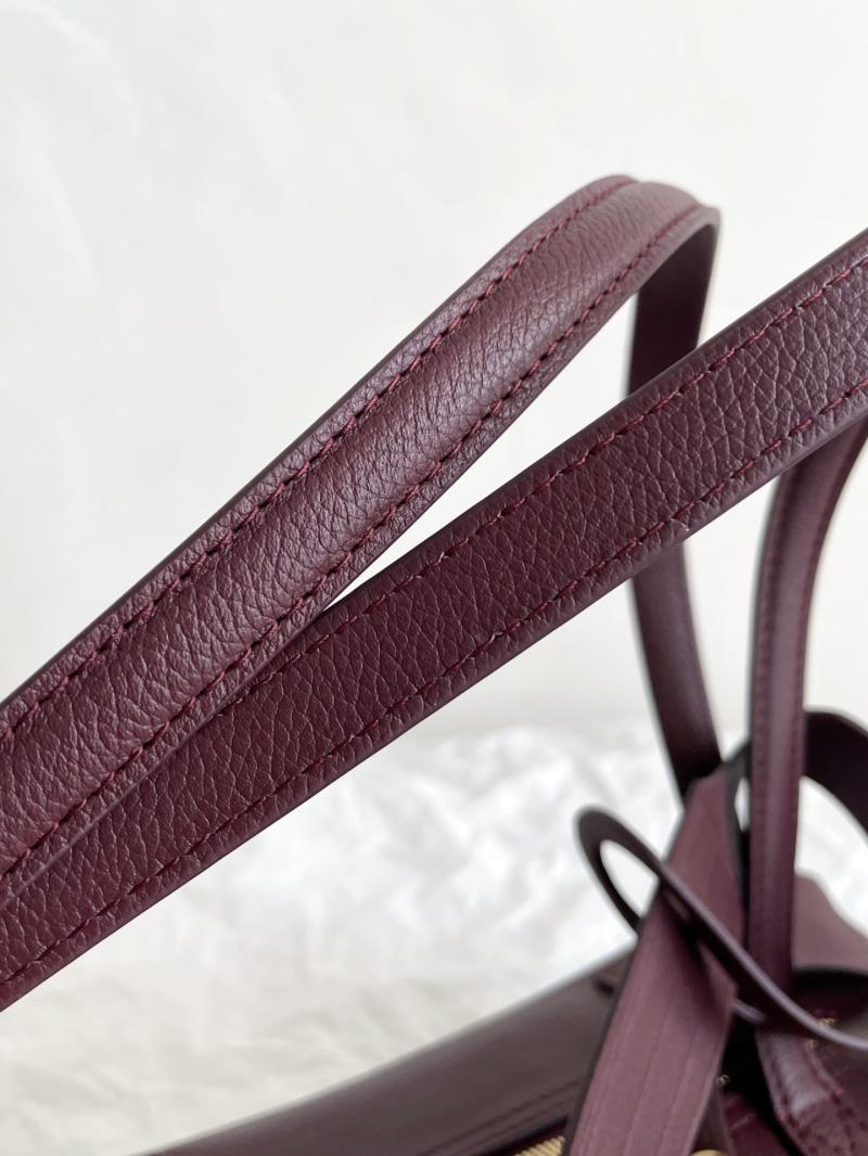 Balenciaga Carrie Small Bowling Bag Burgundy 832920