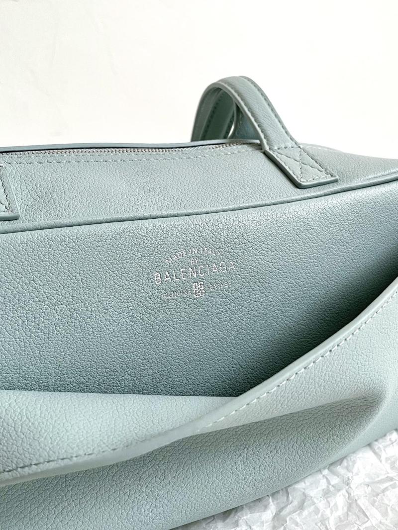 Balenciaga Carrie Small Bowling Bag Mineral Green 832920