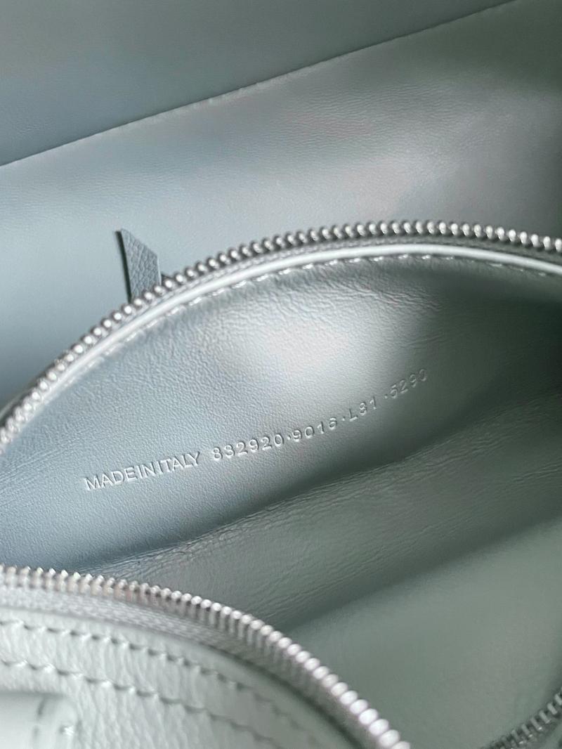 Balenciaga Carrie Small Bowling Bag Mineral Green 832920