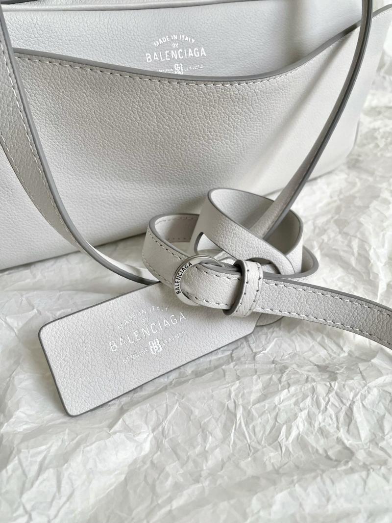 Balenciaga Carrie Small Bowling Bag White 832920