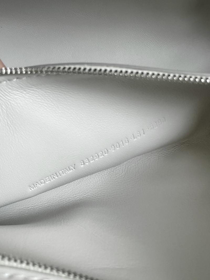 Balenciaga Carrie Small Bowling Bag White 832920