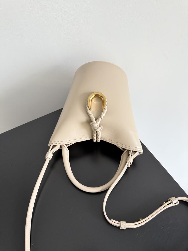 Bottega Veneta Small Liberta Bucket Ecru 815244