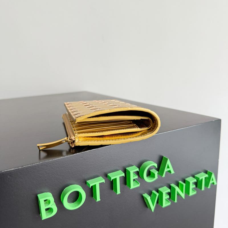 Bottega Veneta Wallet Gold 667468