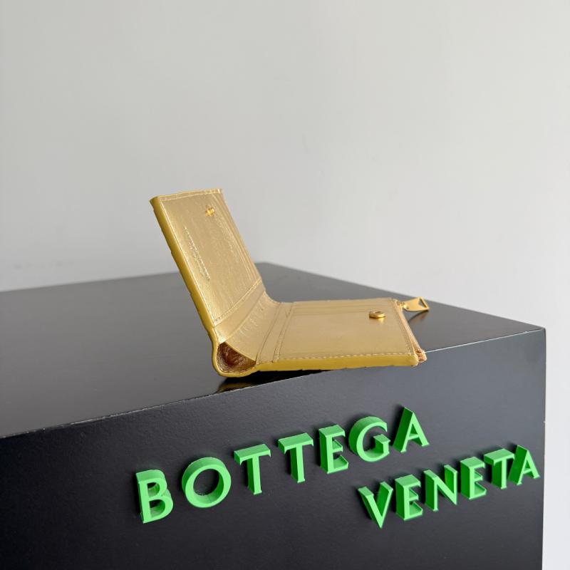 Bottega Veneta Wallet Gold 667468