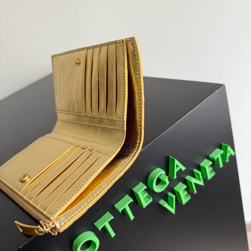 Bottega Veneta Wallet Gold 667468