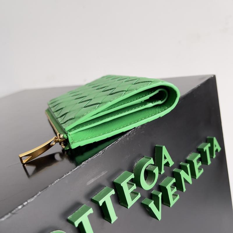 Bottega Veneta Wallet Green 667468