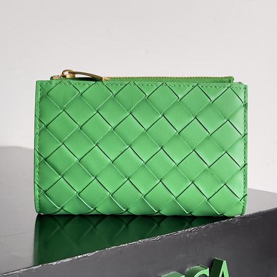 Bottega Veneta Wallet Green 667468