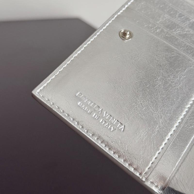 Bottega Veneta Wallet Silver 667468