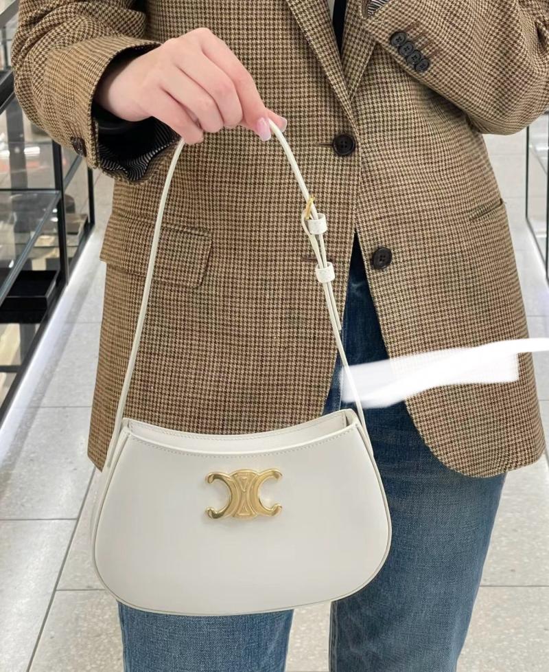 Celine Medium Tilly Bag 115703 White