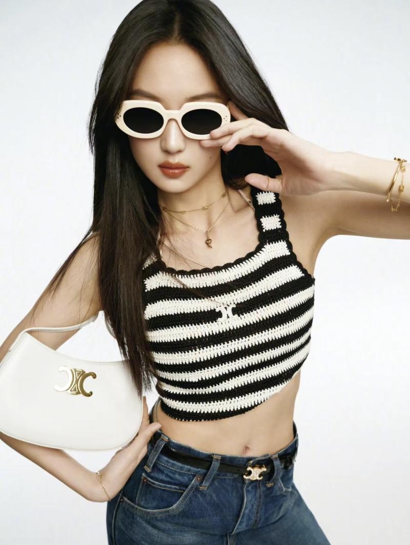 Celine Medium Tilly Bag 115703 White