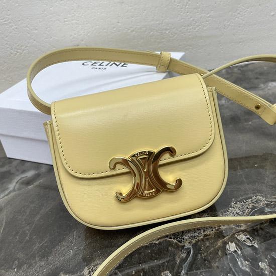 Celine Mini Claude Yellow 101513
