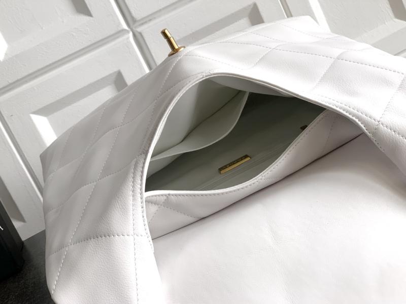 Chanel Calfskin Hobo Bag White AS0423