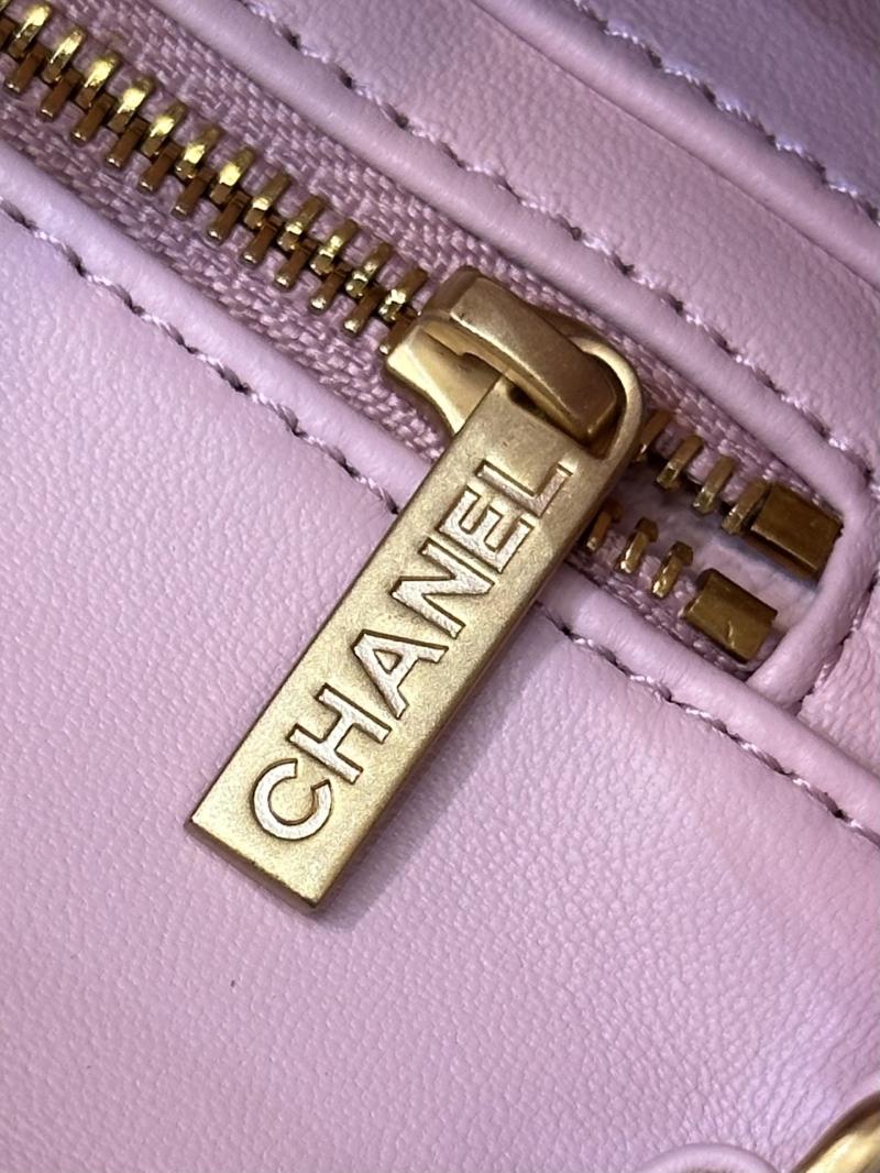 Chanel Lambskin Flap Bag Pink AS1787