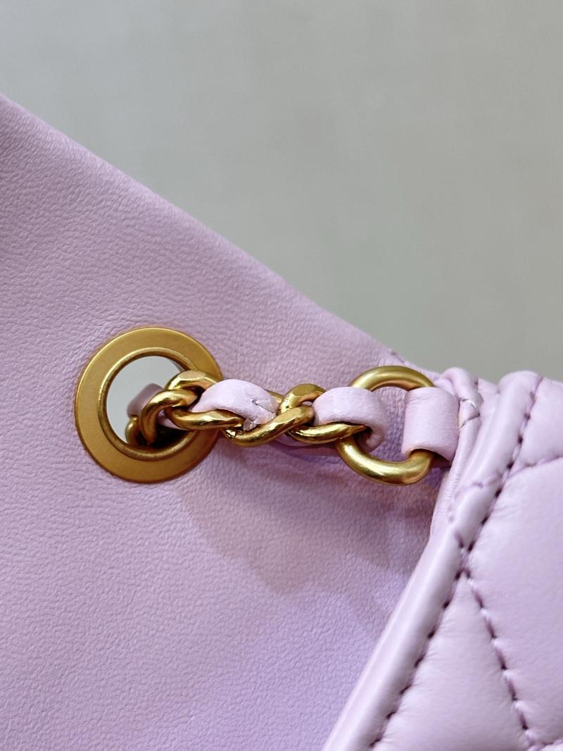 Chanel Lambskin Flap Bag Pink AS1787