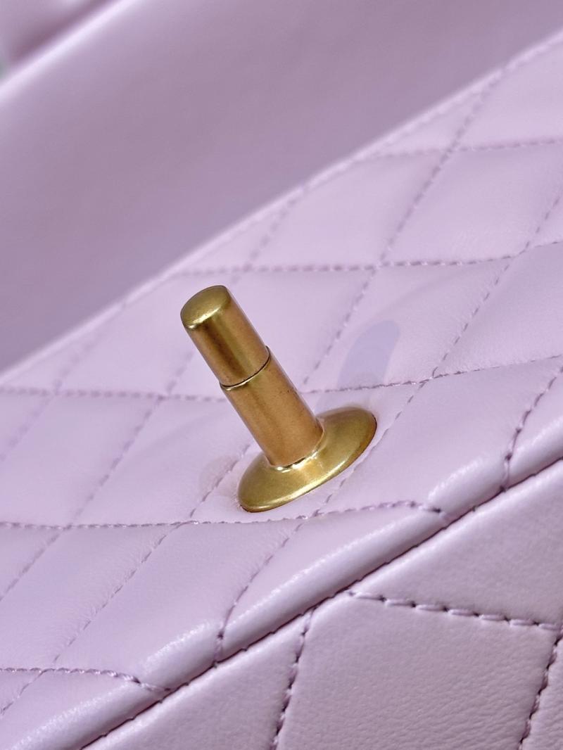 Chanel Lambskin Flap Bag Pink AS1787