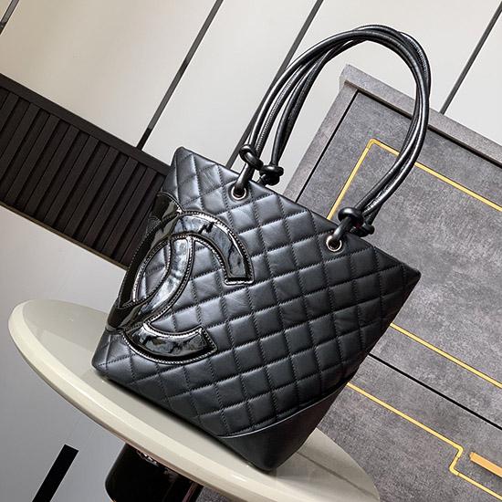 Chanel Small Cambon Ligne Tote Black AS6336