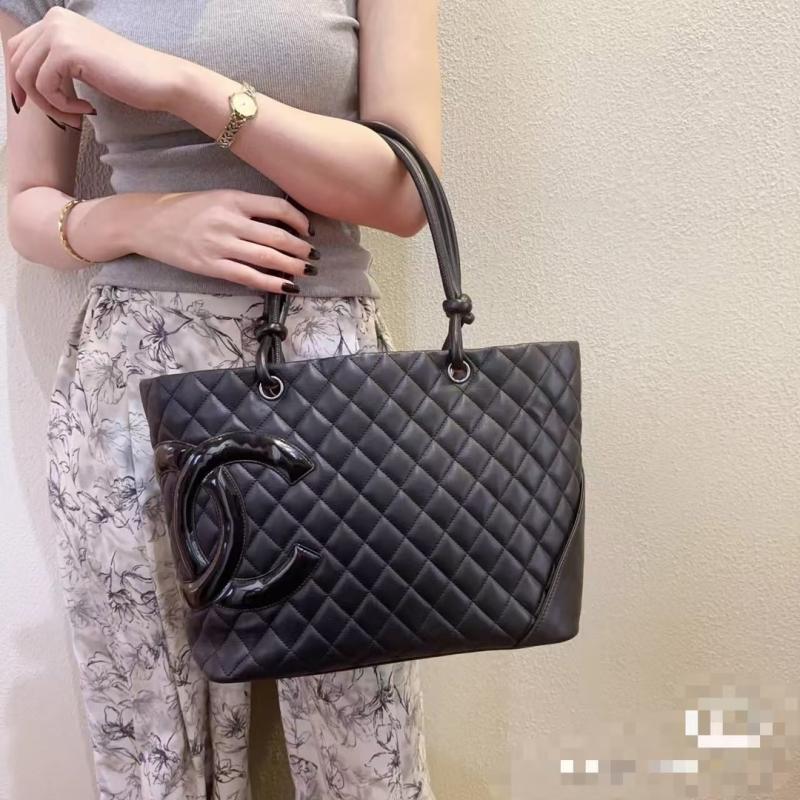 Chanel Large Cambon Ligne Tote Black AS6337