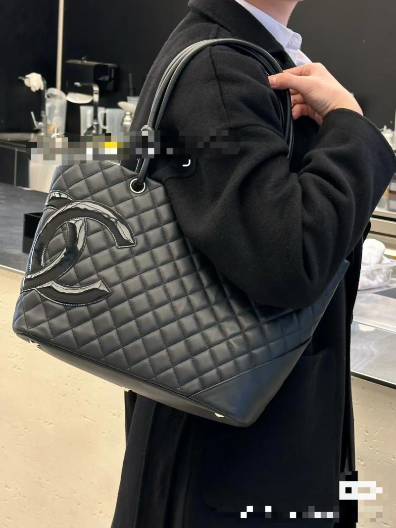 Chanel Large Cambon Ligne Tote Black AS6337