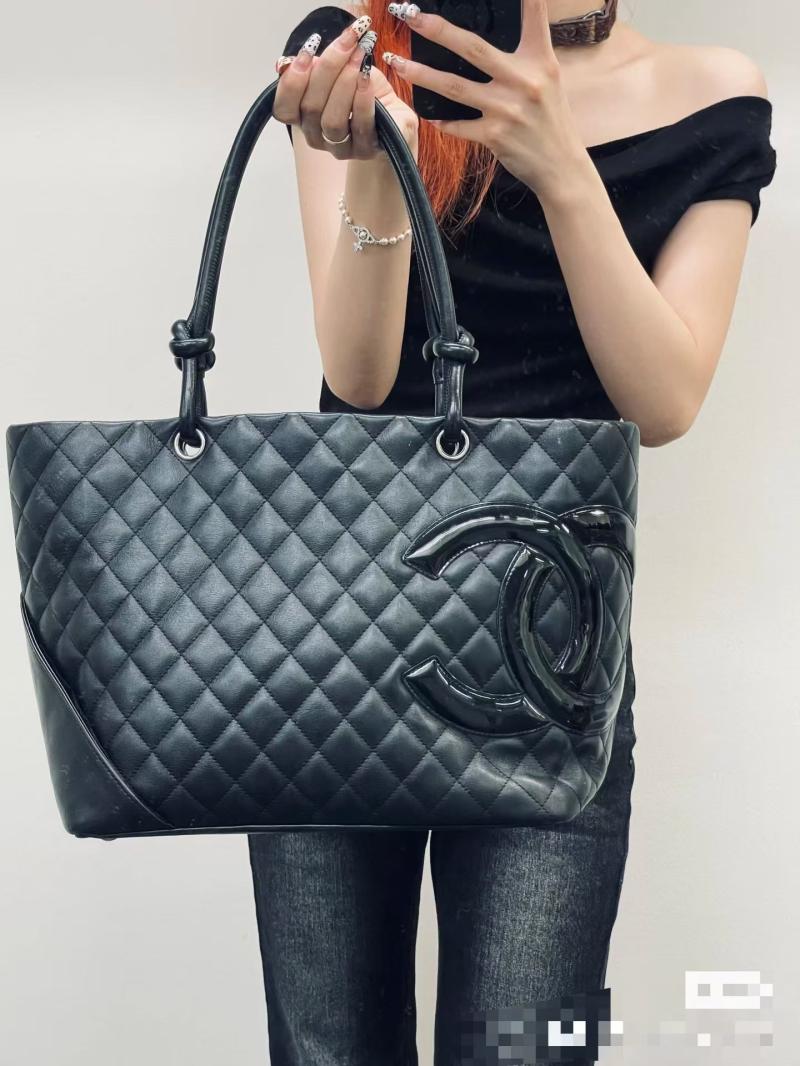 Chanel Large Cambon Ligne Tote Black AS6337