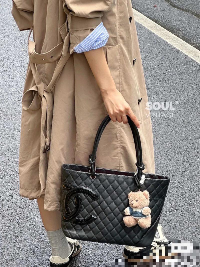 Chanel Large Cambon Ligne Tote Black AS6337