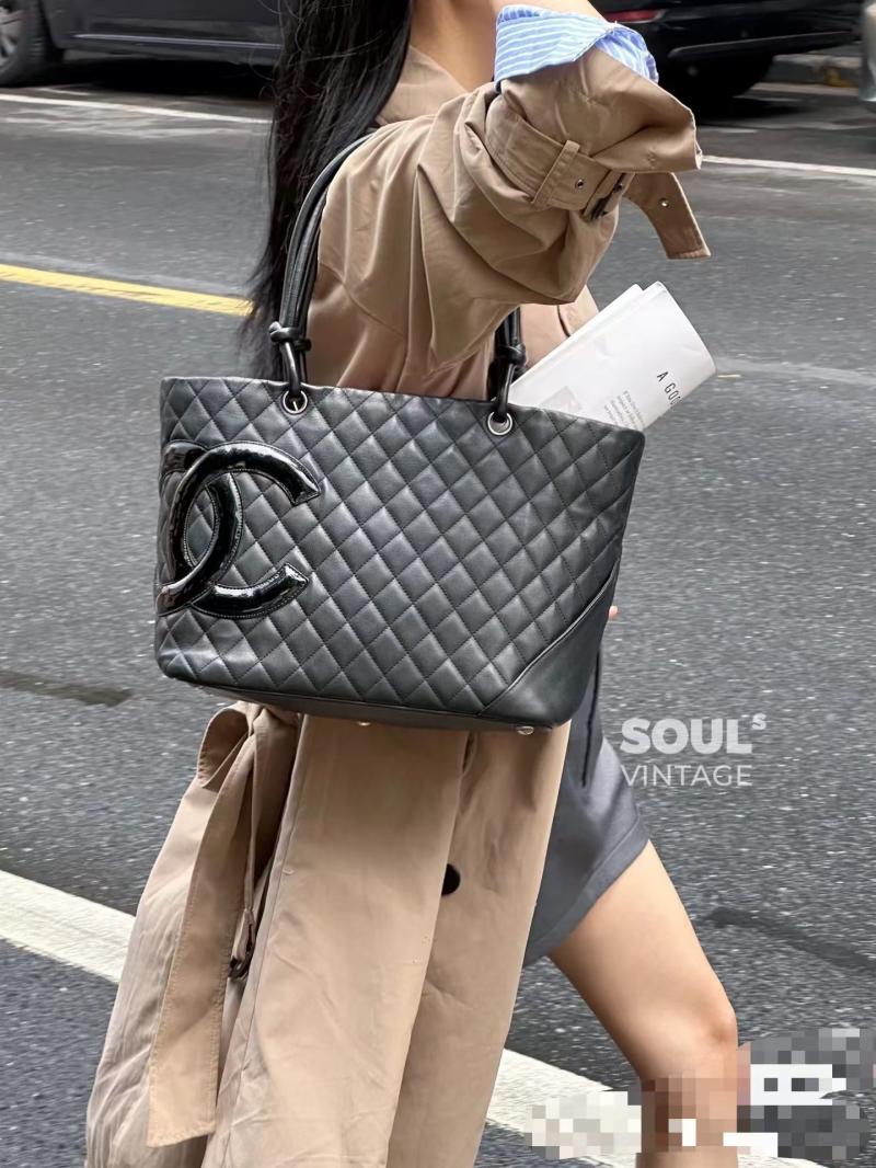 Chanel Large Cambon Ligne Tote Black AS6337