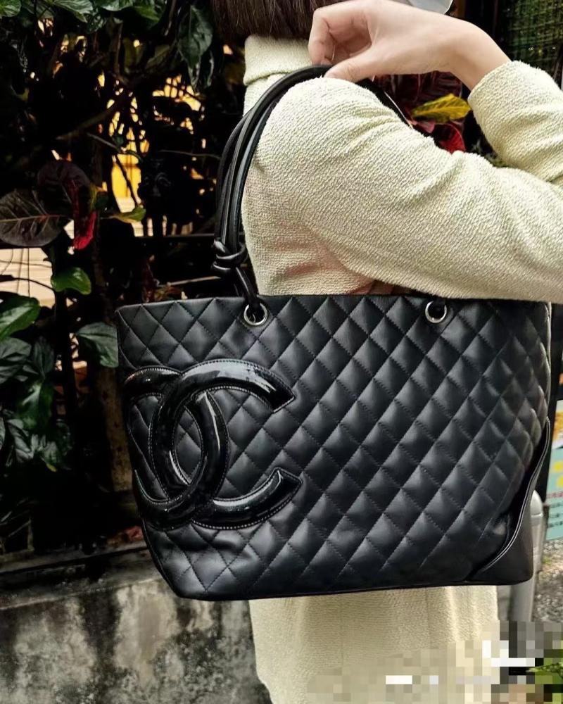 Chanel Large Cambon Ligne Tote Black AS6337