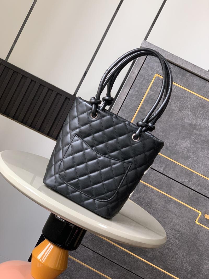 Chanel Mini Cambon Ligne Tote Black and White AS6335