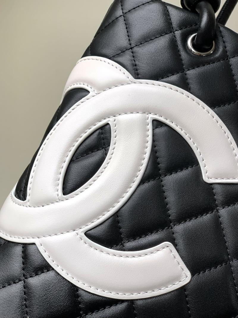 Chanel Mini Cambon Ligne Tote Black and White AS6335