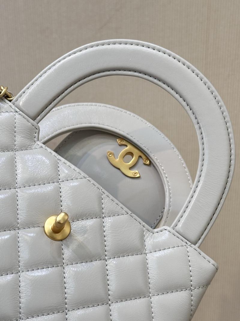 Chanel Mini Kelly Shopping Bag Light Grey AS4416