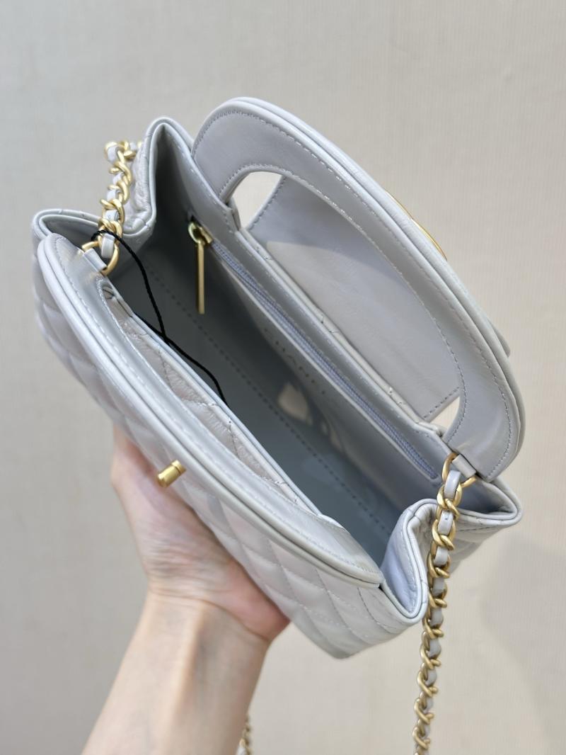 Chanel Mini Kelly Shopping Bag Light Grey AS4416
