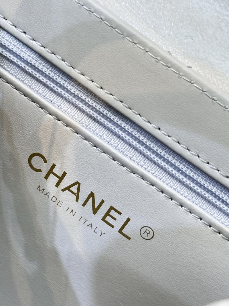 Chanel Mini Kelly Shopping Bag Light Grey AS4416