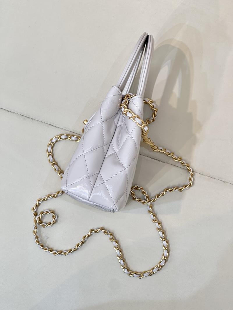 Chanel Mini Kelly Shopping Bag Light Grey AS4416