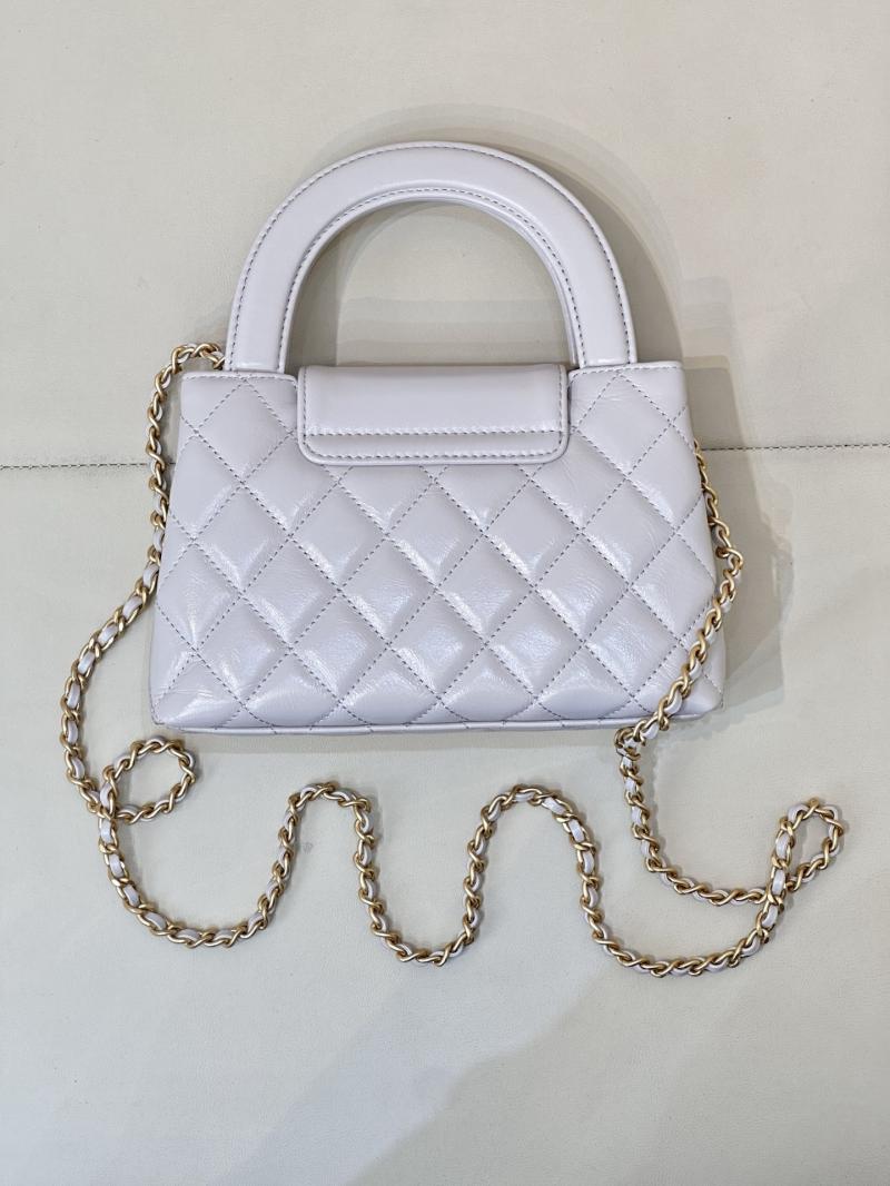 Chanel Mini Kelly Shopping Bag Light Grey AS4416
