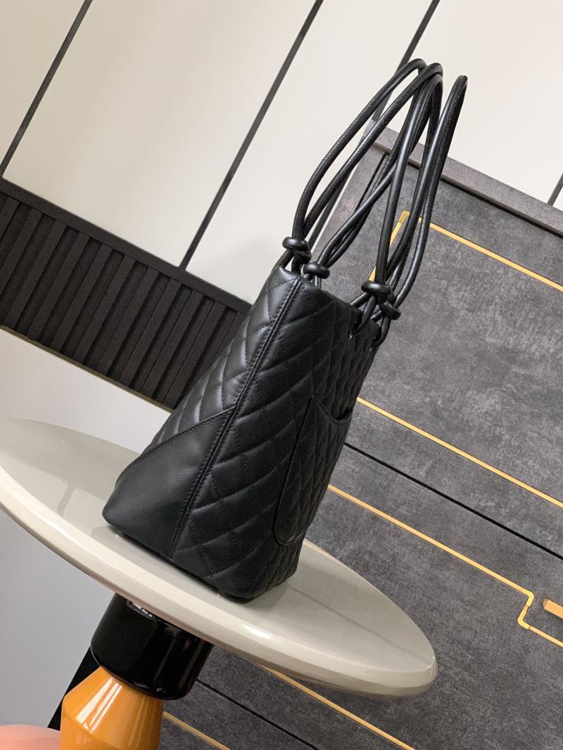 Chanel Small Cambon Ligne Tote Black and White AS6336